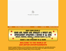 Tablet Screenshot of antons-show.co.uk